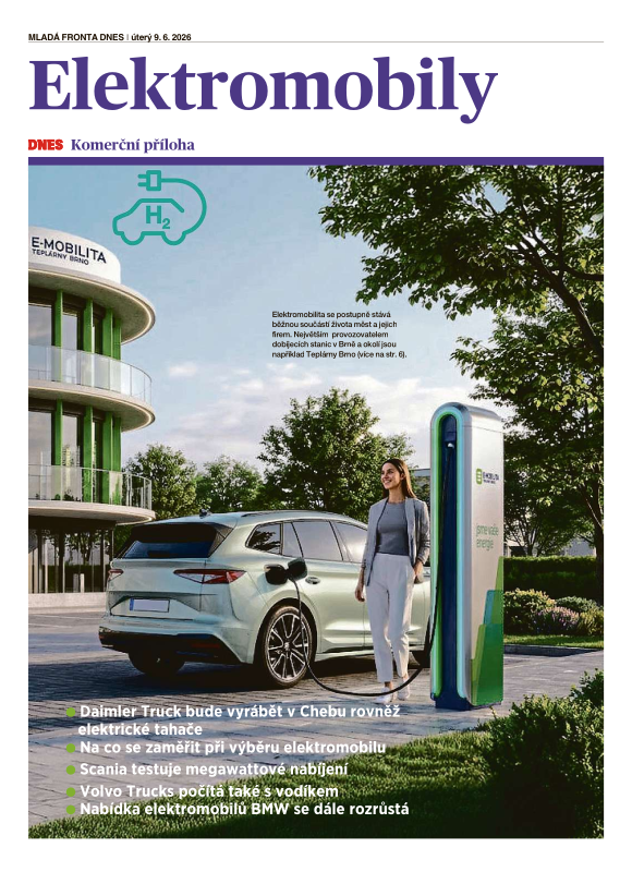 Elektromobily 2026/06 - komerční přiloha MF Dnes (PDF)