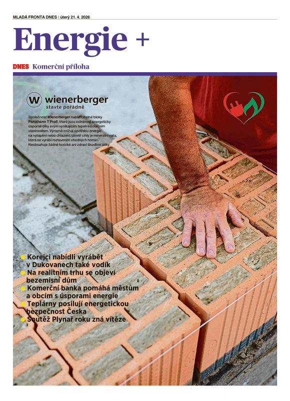 Energie+ 2026/04 - komerční přiloha MF Dnes (PDF)